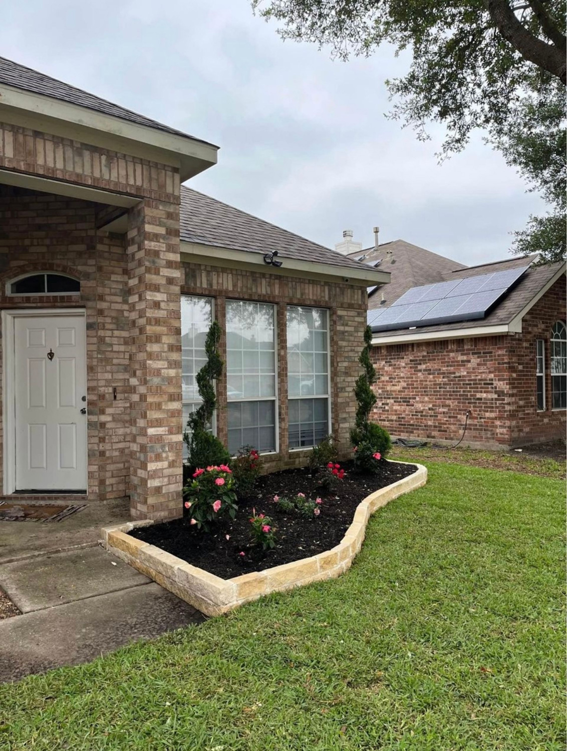 Beautifully maintained Houston Lawn