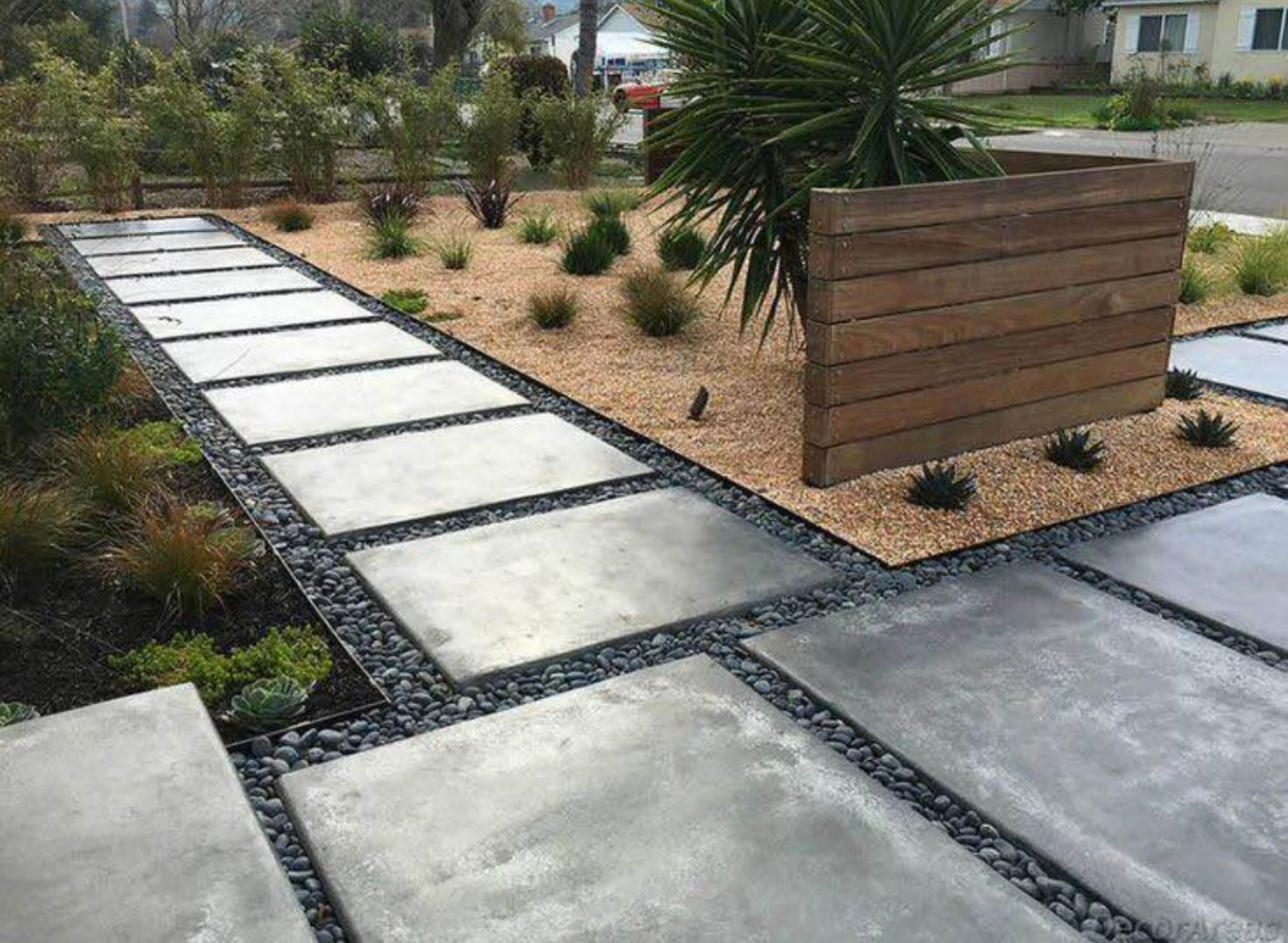 Bezuz-Landscaping-and-Design-commercial-square-paver-pathway-landscaping