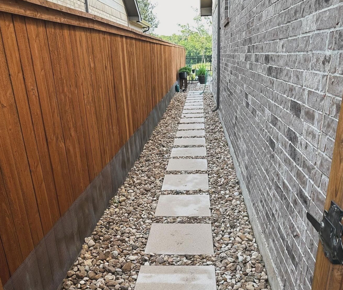 houston french drain installation
