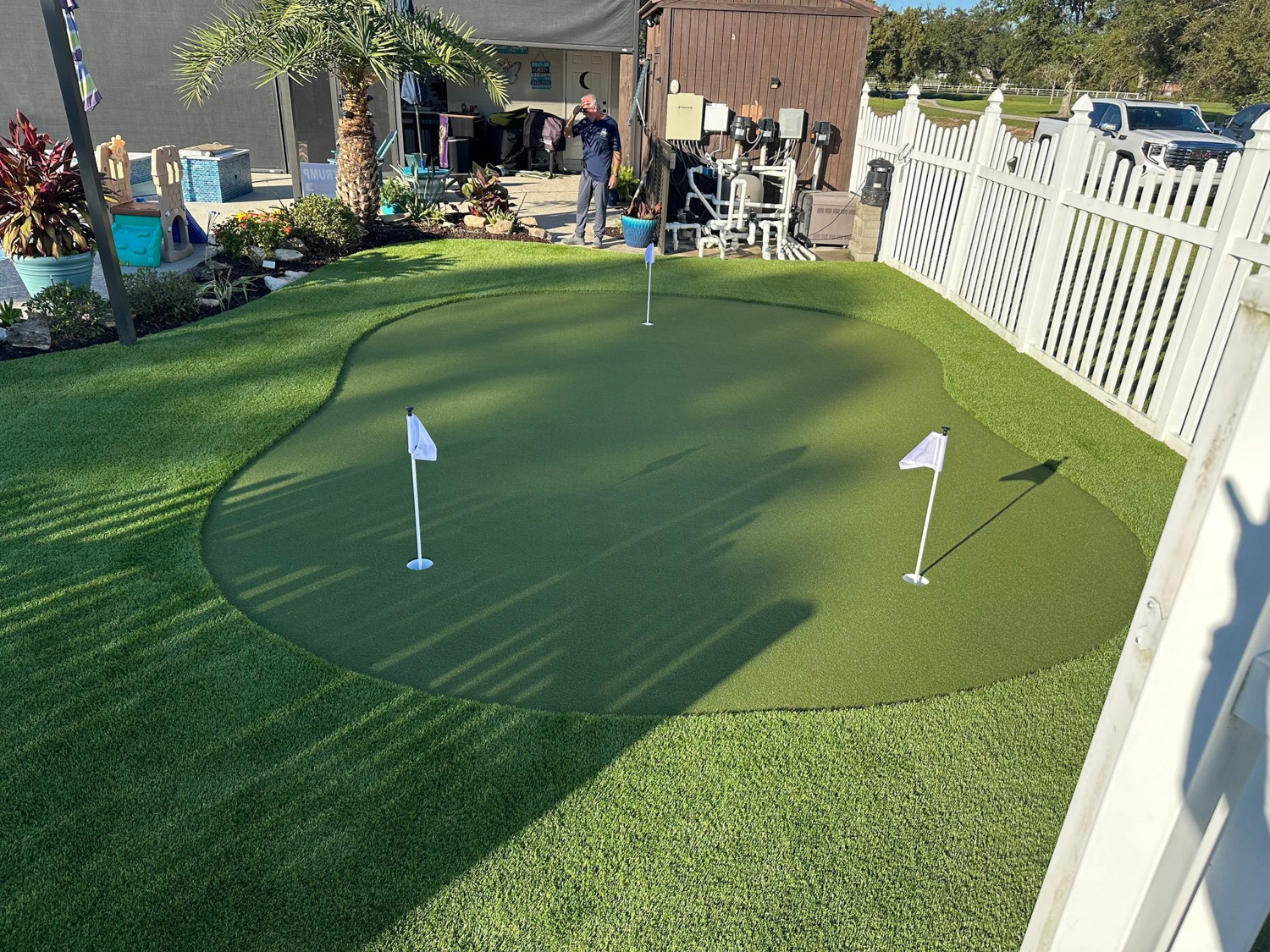 houston putting green golf turf 