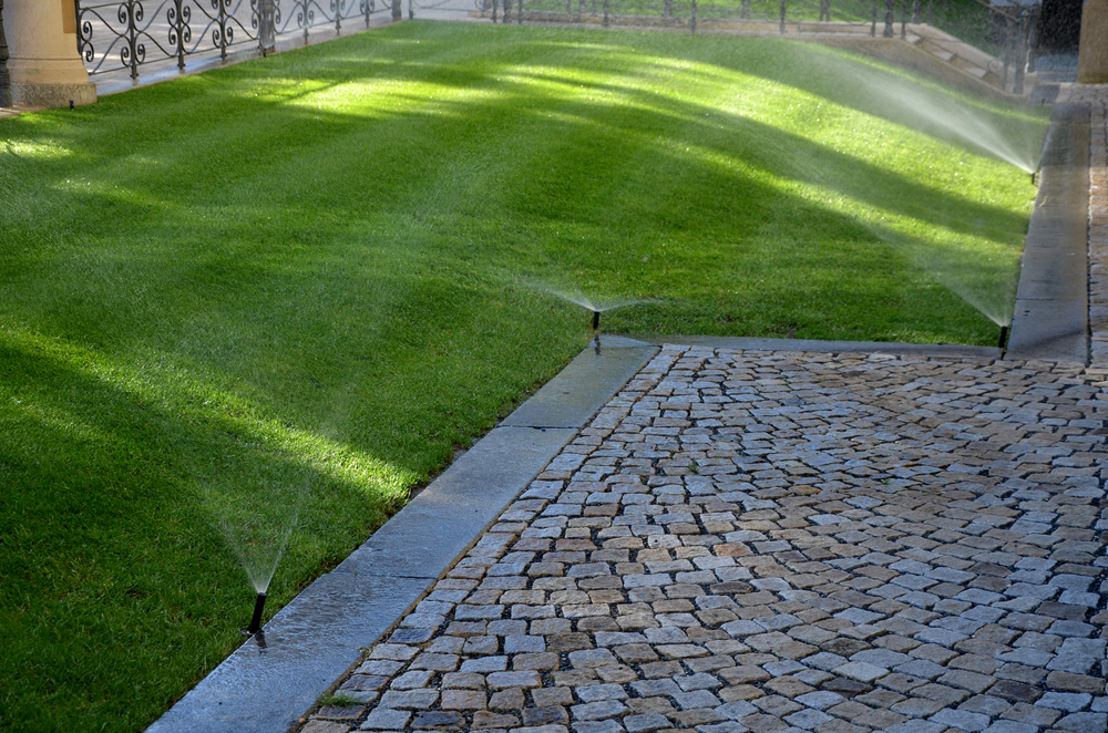 bezuz-landscaping-sprinkler-backyard